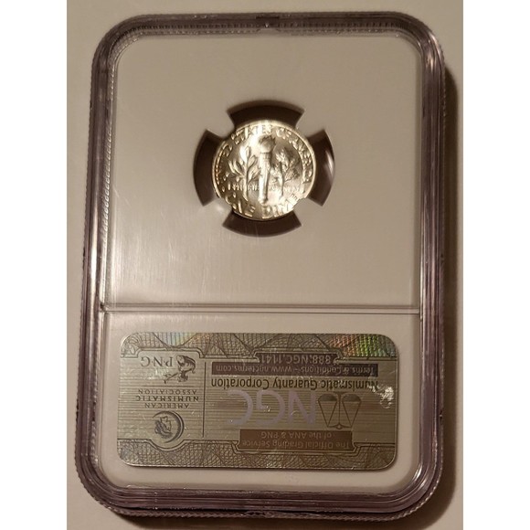 1959 Roosevelt Dime MS67 FT NGC - Picture 2 of 4